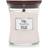 Woodwick White Teak Medium Duftlys 275g