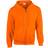 Gildan Heavy Blend Full Zip Hooded Sweatshirt Unisex - Safety Orange