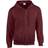 Gildan Heavy Blend Full Zip Hooded Sweatshirt Unisex - Maroon