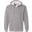 Gildan Heavy Blend Full Zip Hooded Sweatshirt Unisex - Graphite Heather