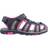 Graffiti Kid's Kama Sandal - Black/Pink