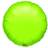 Unique Party Foil Balloon Lime Green 5-pack