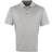 Premier Coolchecker Pique Short Sleeve Polo Shirt - Silver