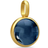 Julie Sandlau Prime Pendant - Gold/Sapphire Blue