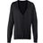 Premier Button Through Long Sleeve V-Neck Knitted Cardigan - Black