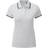 ASQUITH & FOX Women’s Classic Fit Tipped Polo - White/Navy