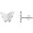 Efva Attling Little Miss Butterfly Earrings - Silver