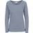 Trespass Caribou Women's Striped Long Sleeve T-shirt - Navy Marl