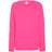 Fruit of the Loom Ladies Lightweight Raglan Sweatshirt - Fuchsia