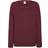 Fruit of the Loom Ladies Lightweight Raglan Sweatshirt - Burgundy