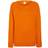 Fruit of the Loom Ladies Lightweight Raglan Sweatshirt - Orange