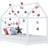 vidaXL Kids Bed Frame 78x146cm