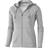 Elevate Ladies Arora Hooded Full Zip Sweater - Grey Melange