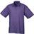 Premier Short Sleeve Formal Poplin Plain Shirt - Purple