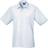 Premier Short Sleeve Formal Poplin Plain Shirt - Light Blue