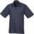 Premier Short Sleeve Formal Poplin Plain Shirt - Navy