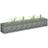 vidaXL Gabion Raised Bed Krukke