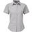 Premier Women's Short Sleeve Poplin Blouse - Silver