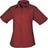 Premier Women's Short Sleeve Poplin Blouse - Burgundy