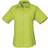 Premier Women's Short Sleeve Poplin Blouse - Lime