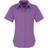 Premier Women's Short Sleeve Poplin Blouse - Rich Violet