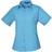 Premier Women's Short Sleeve Poplin Blouse - Turquoise