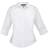 Premier Women's Poplin Three-Quarter Sleeve Blouse - White