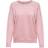 Only Single Colored Knitted Sweater - Pink/Light Pink