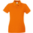 Universal Textiles Lady Fit Short-Sleeved Polo Shirt - Orange/Blanc