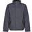 Regatta Men's Dover Fleece Lined Waterproof Insulated Bomber Jacket - Seal Grey/Black