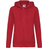 Fruit of the Loom Ladies Premium Hoodie - Red