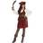 Widmann Pirate Costume with Brown Vest for Women