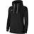 NIKE Women's Team Club 20 Full Zip Hoodie - Black/White