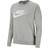 NIKE Sportswear Essential Fleece Crew Sweatshirt - Dark Gray Heather/Matte Silver/White