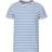 Armor-Lux Hoëdic Boatneck Heritage Stripe T-shirt - White/Blue