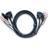 Aten 2L-7D03U USB A/3.5mm/DVI - USB B/3.5mm/DVI 3m