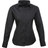 Premier Women's Long Sleeve Poplin Blouse - Black