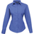 Premier Popeline Blouse Met Lange Mouwen - Blauw