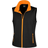 Result Women's Printable Softshell Bodywarmer - Black/Orange