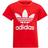 Adidas Kid's Adicolor Trefoil T-Shirt - Red/White (H25248)