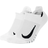 NIKE Multiplier No Show Running Socks 2-pack - White/Black