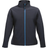 Regatta Women's Ablaze Printable Softshell Jacket - Navy Blue/French Blue