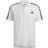 Adidas Aeroready Essentials Pique Embroidered Small Logo 3-Stripes Polo Shirt - White/Black