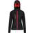 Regatta Women's Venturer Hooded Softshell Jacket - Black/Classic Red