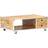vidaXL Solid Coarse Mango Wood Sofabord 59x89cm