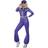 Smiffys 70's Dancing Queen Costume Purple