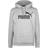 Puma Felpa con cappuccio Essentials con logo grande da uomo - Medium Gray Heather