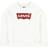 Levi's Kid's Key Logo Crew Sweatshirt - Red/White (865410005)