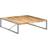 vidaXL Wood Soffbord 140x140cm