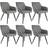 tectake Accent Kitchen Chair 82cm 6pcs